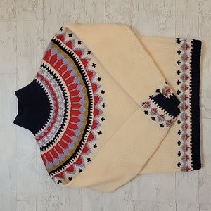 L.L. Bean Vintage Wool Sweater Woman's Small S Fair Isle
